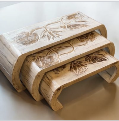 Petit mobilier en bambou pour intérieur